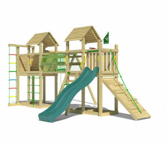 Jungle Leda | Tower playhouse with swing