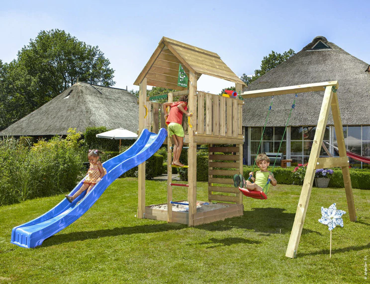 Jungle Cabin | Wooden climbing frame with swing Jungle Cabin | Wooden climbing frame with swing
