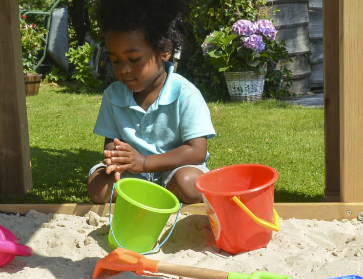 Jungle Voyager | Wooden climbing frame with swings & climbing net