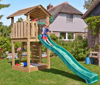 Jungle Casa | Wooden climbing frame with swing