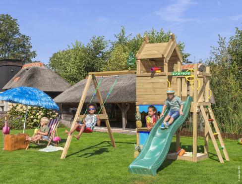 Jungle Resort | Tower playhouse with swing