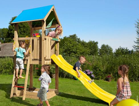 Jungle Oasis | Tower playhouse with slide