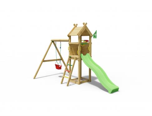 Jungle Tent | Tower playhouse with swing