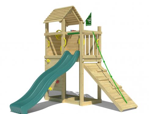 Jungle Roamer | Wooden climbing frame with slide